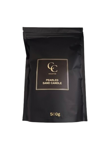 Pearled Sand Candle Refill- 500g (No wicks included)